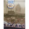 Image 2 : Blue Bomber 80th Anniversary Framed Photo and Cast-Iron Branding Tool, 16" x 12"