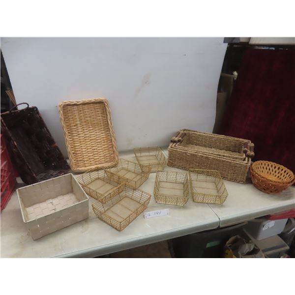 Nesting, Wicker, and Metal Baskets, and More