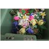 Image 2 : Artificial Flowers, Holiday Decorations, and Storage Bin