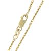 Image 4 : New 14k Yellow Gold Oval Orange Banded Agate Pendant Adjustable Chain Necklace