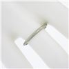 Image 3 : Antique Art Deco 18k White Gold 1.75mm Engraved Textured Work Stack Band Ring