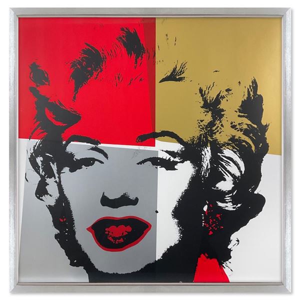 Golden Marilyn by Warhol (1928-1987)