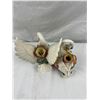 Image 5 : Fitz & Floyd Hand Painted Swan Candleholders