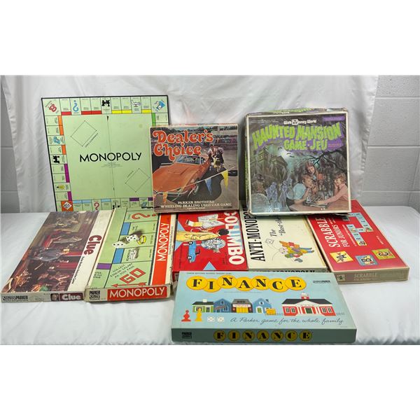 Parker Bros. Board Games
