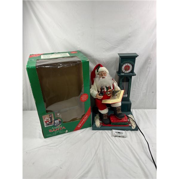 Animated Santa Cassette Player