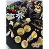 Image 8 : Vintage Costume Broaches & Earrings