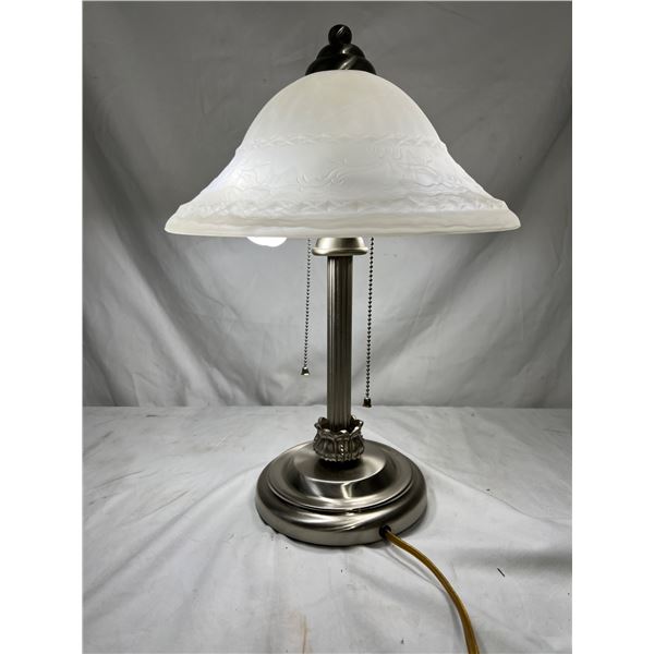 Ornate Metal Table Lamp