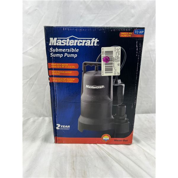 Mastercraft Submersible Sump Pump