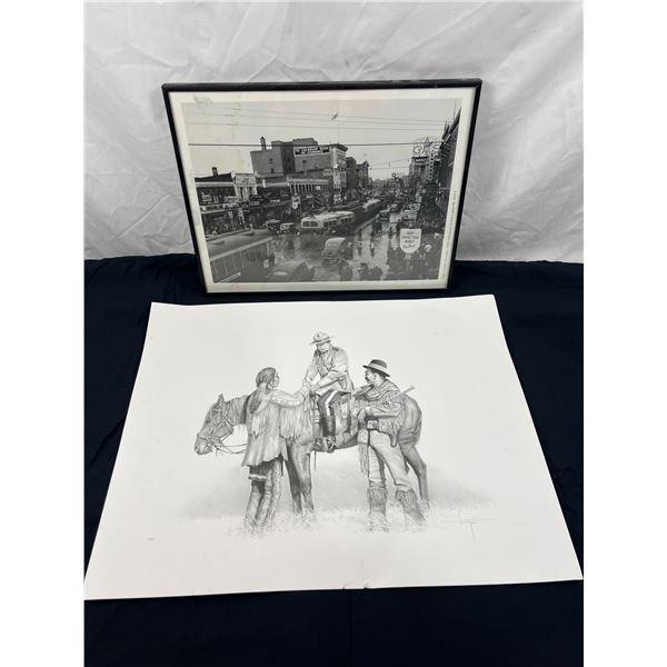 Black & White Canadian Artwork