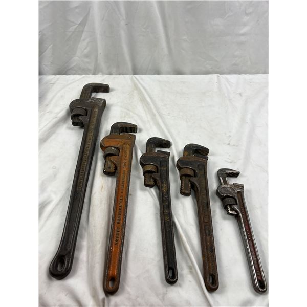 Assorted Pipe Wrenches