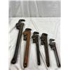 Image 1 : Assorted Pipe Wrenches