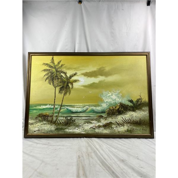 Shoreline Landscape Oil Painting