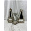 Image 1 : Mirrored Sconces & Candle Holder