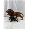 Image 1 : Wooden Lion Sculptures