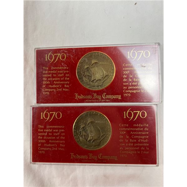 Hudsons Bay 300th Anniversary Medallions