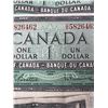 Image 6 : Vintage Canadian 1 & 2 Dollar Bills