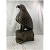 Image 1 : Log Carved Eagle Sculpture