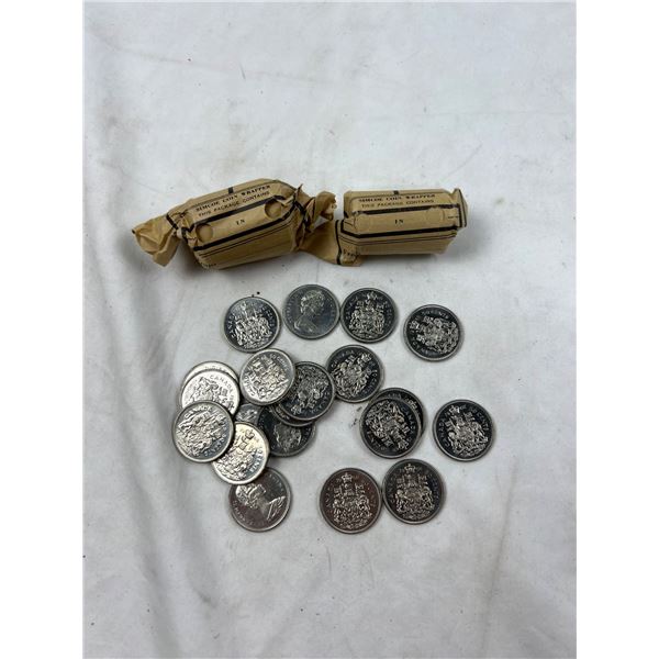 Canadian 1968 50 Cent Coins