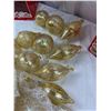 Image 3 : Gold Glass Ornaments & Santa Sitters