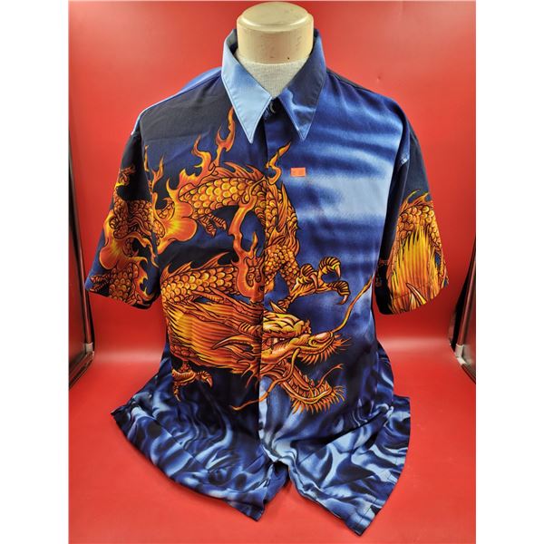Player Dragon Button-Up