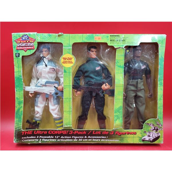Elite Operations Military The Ultra Corps! 3-Pack 12" Action Figures & Accessories