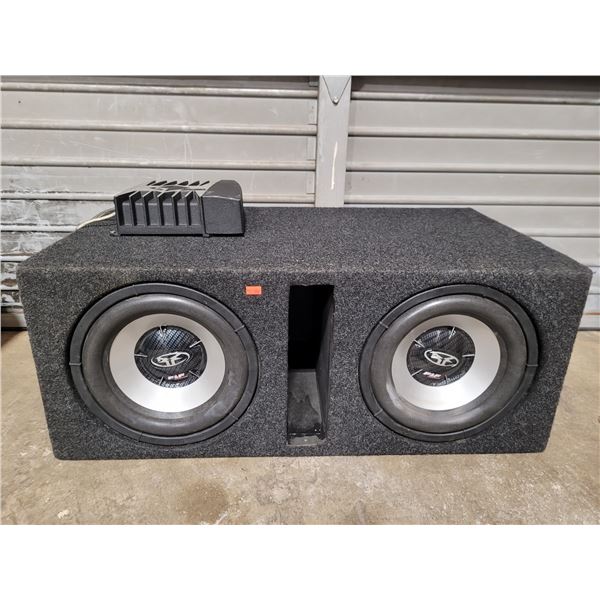 Rockford Fosgate Dual Subwoofer w/ Amplifier
