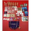 Image 1 : Collectibles Lot w/ Assorted Coins, Native Pins, Crown Royal Bag, & More