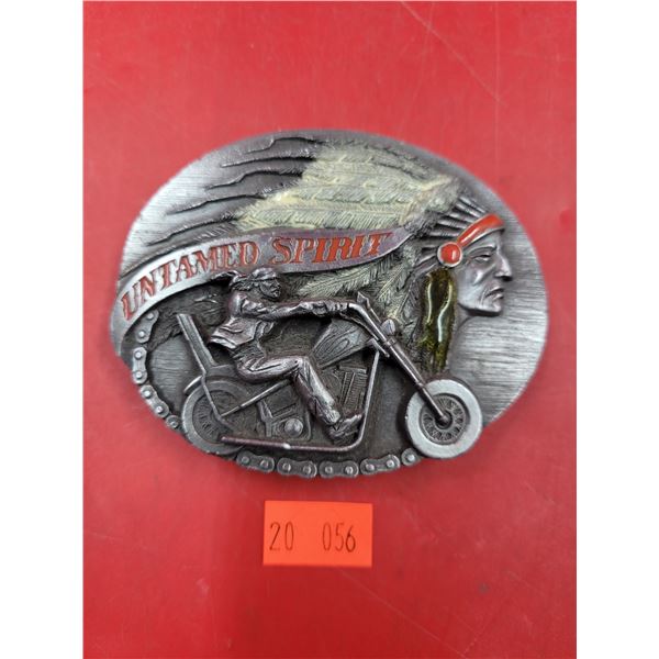 Metal Siskiyou Untamed Spirit Belt Buckle Made in USA