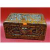 Image 1 : Carved Camphor Wood Trinket Box Made in Hong Kong