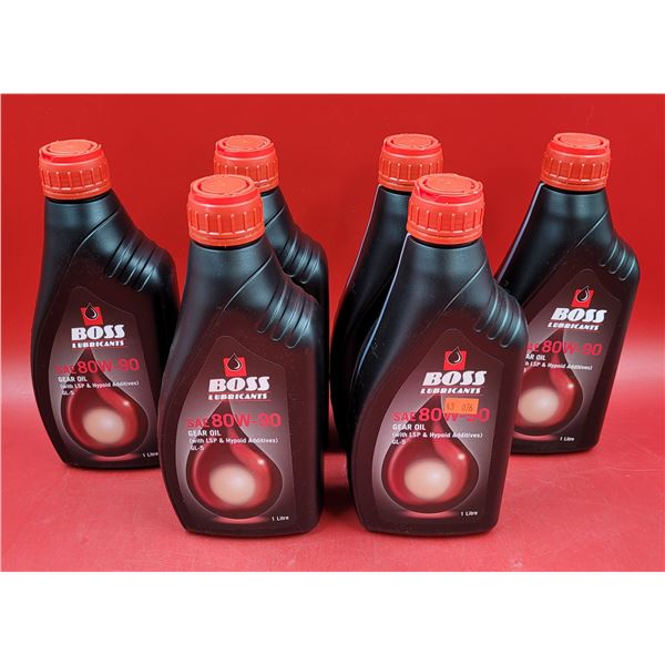 Lot of Sealed Boss Lubricants SAE 80W-90 Gear Oil
