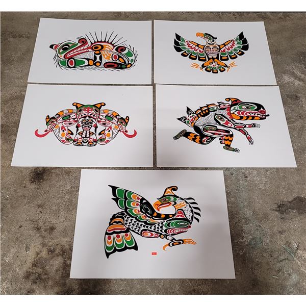 5 Assorted Native Prints