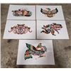 5 Assorted Native Prints