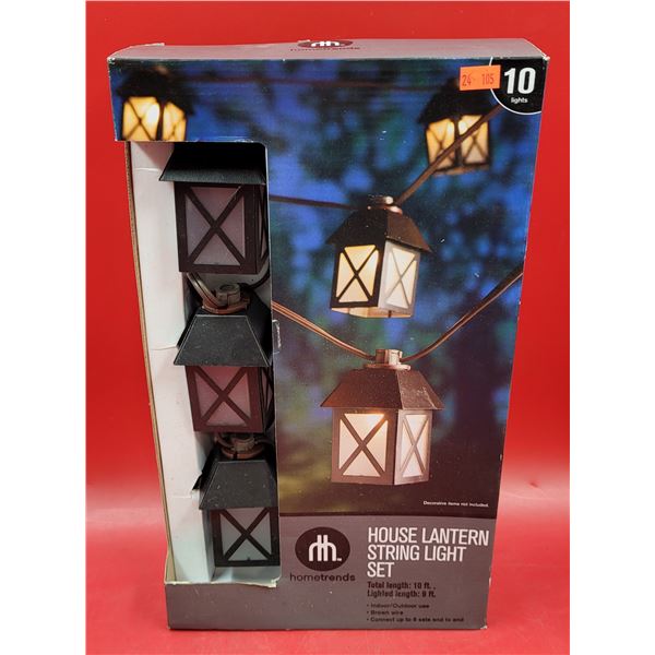 Home Trends House Lantern 10-Light String Light Set