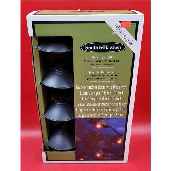 Smith & Hawken Wrought Iron 10-Light String Lights