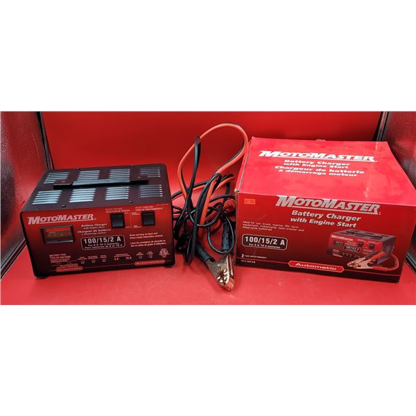 MotoMaster Battery Charger w/ Engine Start