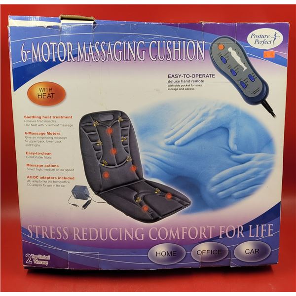 Posture Perfect 6-Motor Massaging Cushion w/ Heat