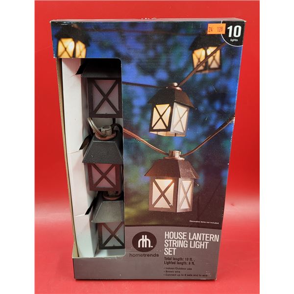 Home Trends House Lantern 10-Light String Light Set