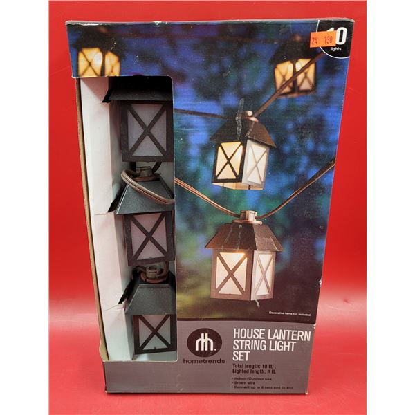 Home Trends House Lantern 10-Light String Light Set