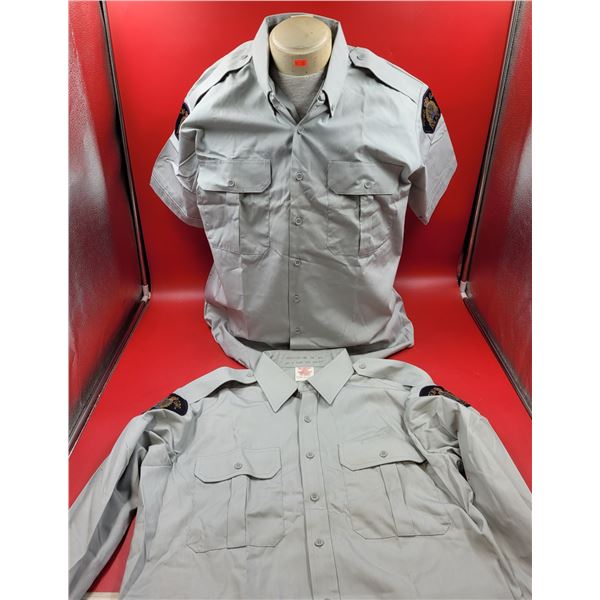 2 RCMP Uniform Shirts