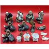 Lot of Assorted Asian Figurines w/ Fishermen, Buddha, Pagodas, & Ducks
