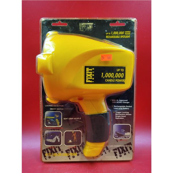 Fixit Tools 1,000,000 Candle Power Rechargeable Spotlight
