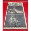 Image 1 : 1969 Vancouver Sun "Man Walks on Moon" Newspaper Insert