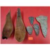 Antique First Nations Artifacts w/ Arrows Heads & Wooden Ladles