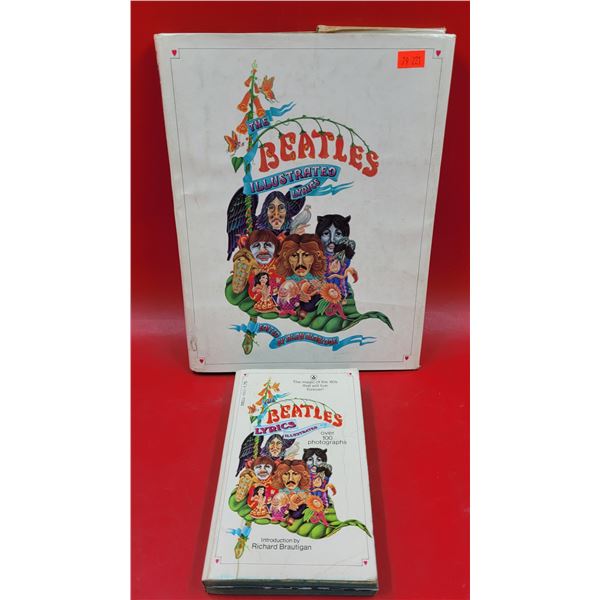 2 Beatles Illustrated Lyrics Books (Hard & Soft Cover)