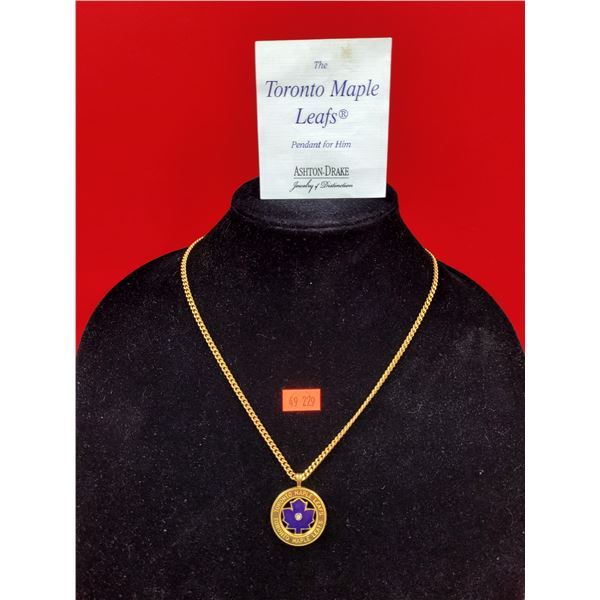 Ashton-Drake Toronto Maple Leafs Pendant w/ COA