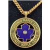 Image 2 : Ashton-Drake Toronto Maple Leafs Pendant w/ COA