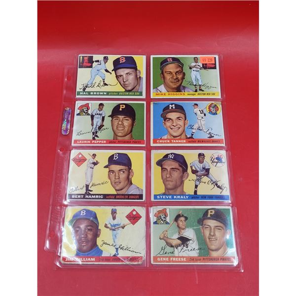 Lot of VTG Baseball Cards w/ Higgins, Brown, Pepper, Tanner, & More