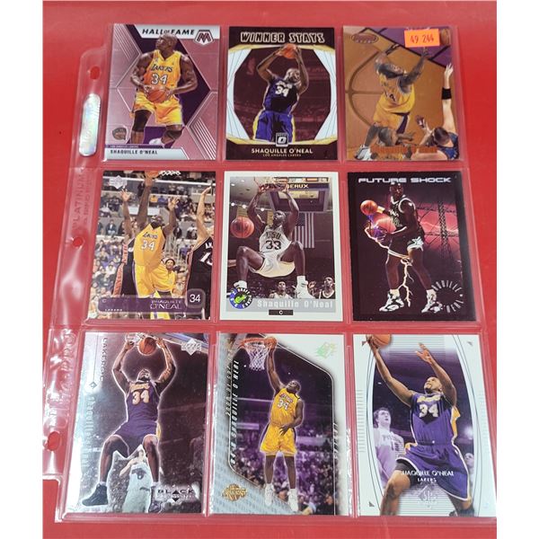 Lot of Shaquille O'Neal Basketball Cards