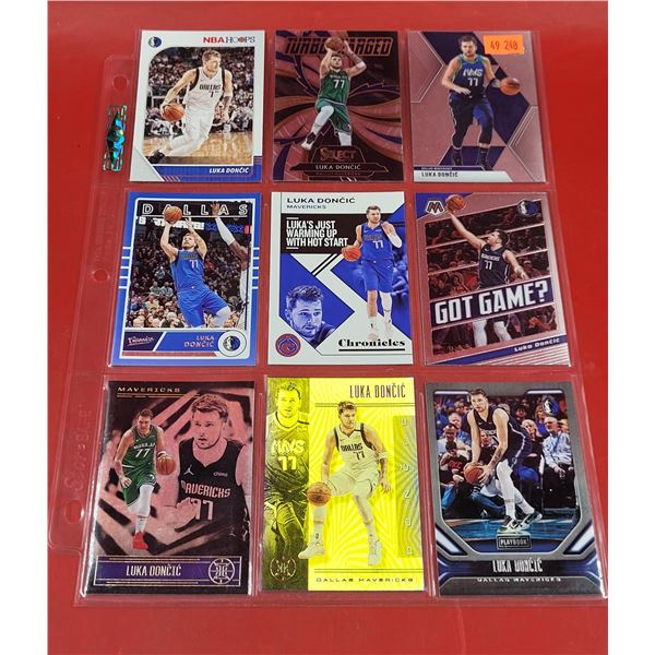 Lot of Luka Doncic Basketball Cards