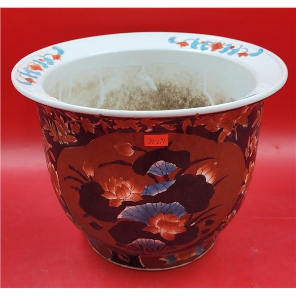 Chinese Planter w/ Floral Design
